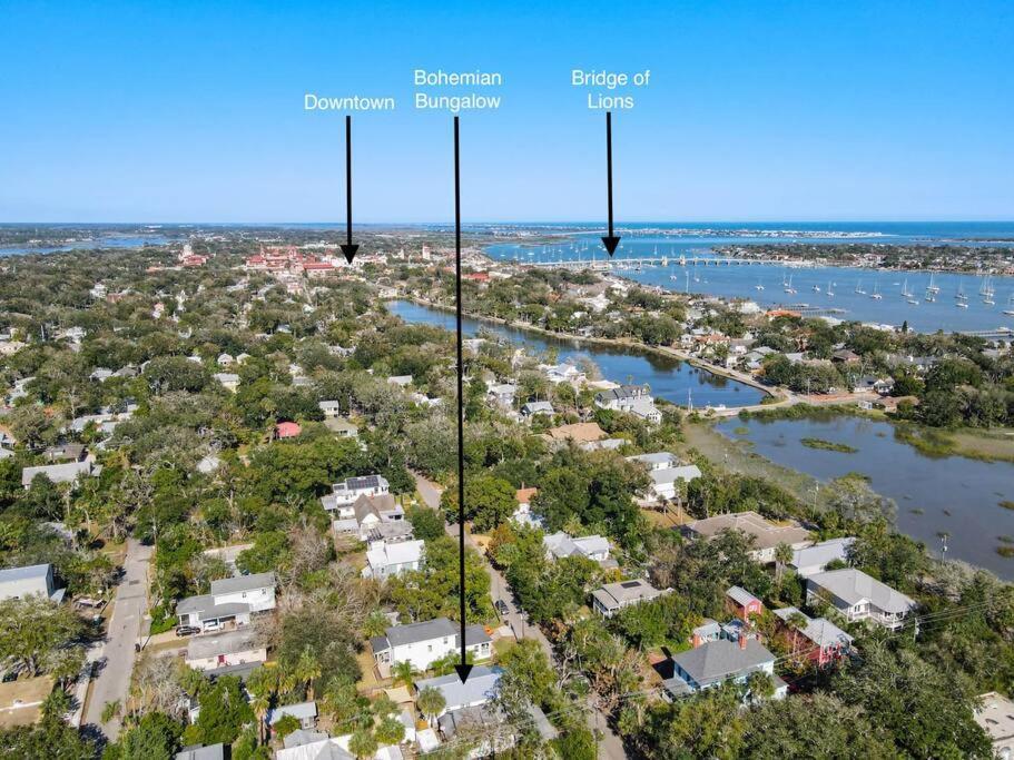 Luxurious Bohemian Bungalow In Lincolnville - Mins From Downtown! St. Augustine Buitenkant foto